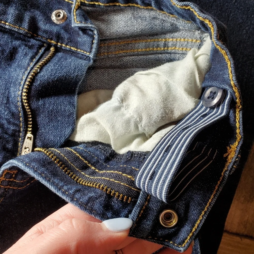 OshKosh B'gosh Dark Wash Skinny Blue Jeans Size 6R Boy NWOT
